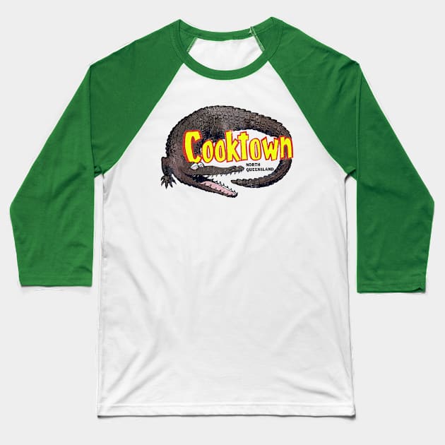 Cooktown North Queensland Baseball T-Shirt by DrumRollDesigns